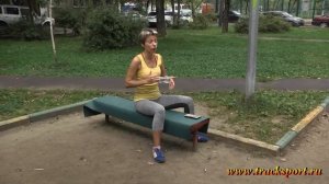 Пуловер: на полу, на лавке (с гантелей или без)