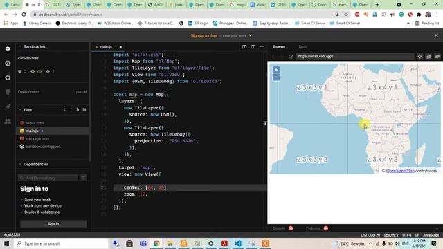 Convert from LongLat to webmercator projection || openlayers смотреть онлайн