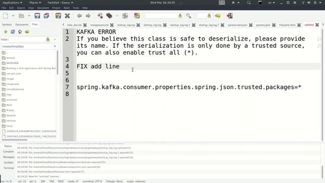 [Spring-Kafka] Fix: if you believe this class is safe to deserialize смотреть онлайн