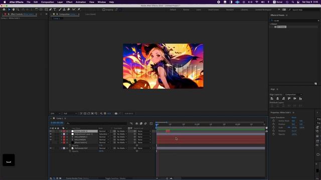 Halloween Witch Animation Tutorial with AE Project Files (Can turn on Subtitles) смотреть онлайн