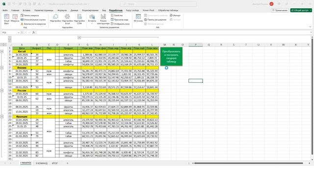 Урок 2 из 5. Основы автоматизации в Excel смотреть онлайн