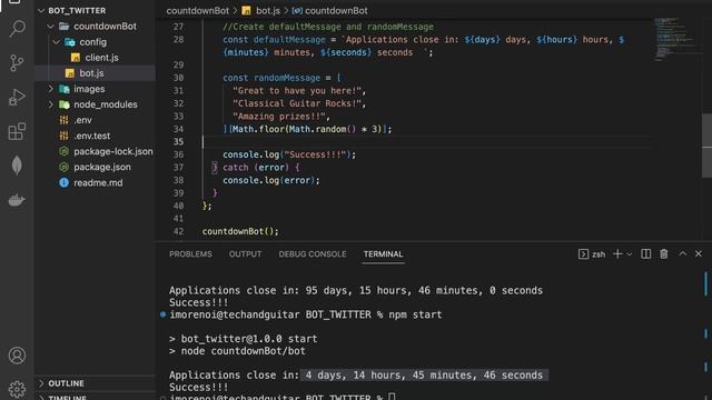 How to build a Twitter Bot with Node.js смотреть онлайн