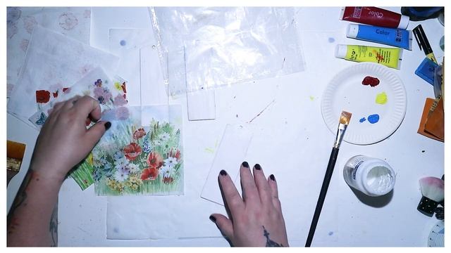 #248 Decoupage bookmarks, tutorial, book смотреть онлайн