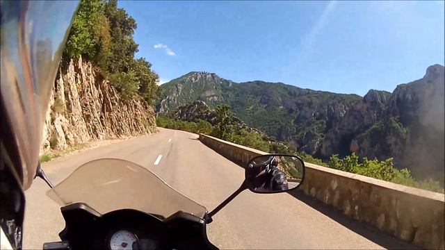 Verdon Gorge (Les Gorges du Verdon) - Alps / Europe motorcycle trip part 7 смотреть онлайн