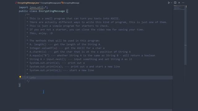 Java - Get ASCII for your texts - For Starter смотреть онлайн
