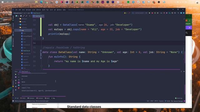 62 Copy a Data Class Instance смотреть онлайн