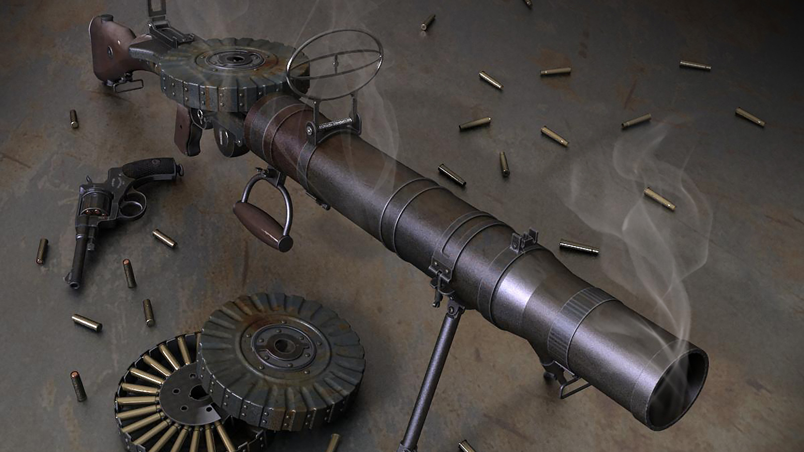 Lewis Gun Пулемёт Льюиса - Неполная/Полная разборка/сборка и Функционирование смотреть онлайн