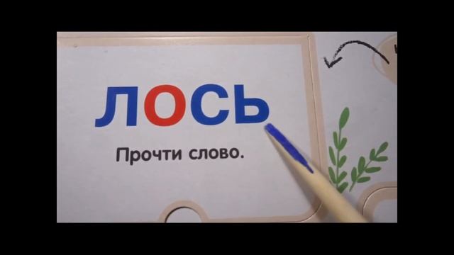 Учим буквы, слоги, слова с книжкой АЗБУКА. Книжка с окошками 06. ЛО-СЬ смотреть онлайн