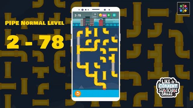 Smart Puzzles Pipes - Normal Level 2-76 to 80 | WL Pixign Smart Puzzles Answer смотреть онлайн