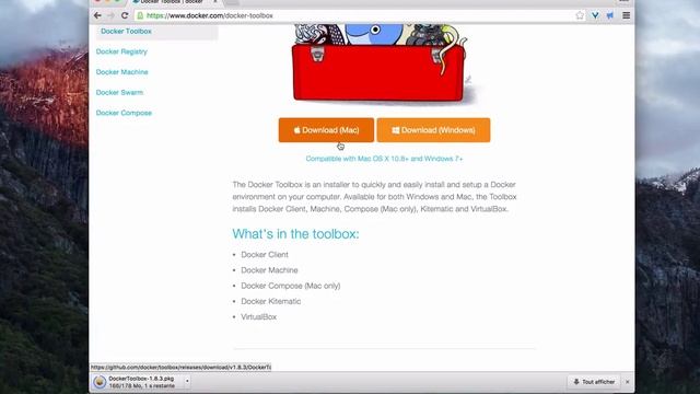 2. Installation de Docker Toolbox смотреть онлайн