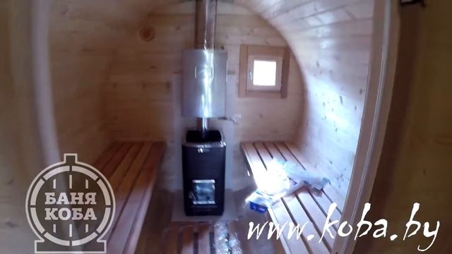 Баня бочка КОБА 3 помещения внутри смотреть онлайн