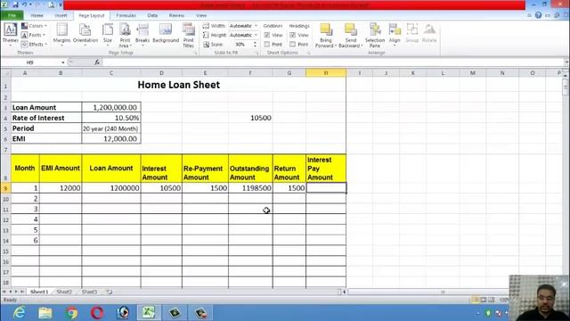 Bank Loan Interest Calculator | How to make calculator in Excel | Home Loan EMI Calculation смотреть онлайн