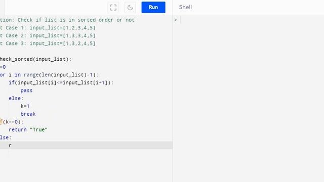 CHECK IF THE LIST IS SORTED OR NOT |DATA ENGINEER| TOP MOST PYTHON INTERVIEW QUESTION SERIES | смотреть онлайн
