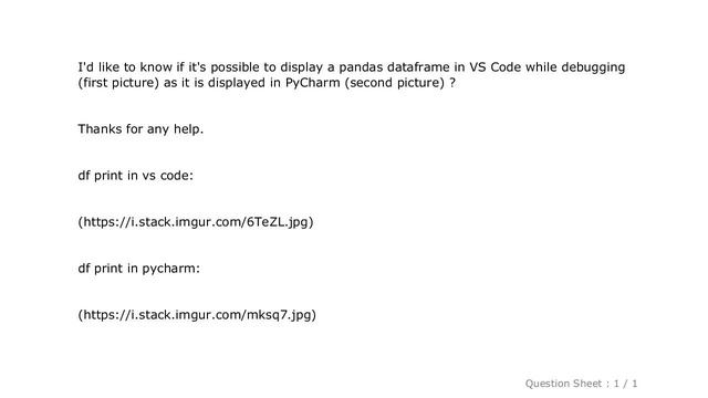 Pandas : Pretty print a pandas dataframe in VS Code смотреть онлайн