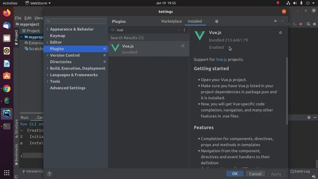 How to create a vue.js application and run with WebStorm in Ubuntu 20.04 LTS | Linux смотреть онлайн