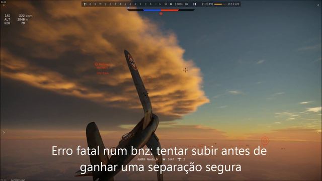 Tutorial aviação War Thunder - Vídeo 16: Se defendendo de ataques boom e zoom usando reversos смотреть онлайн