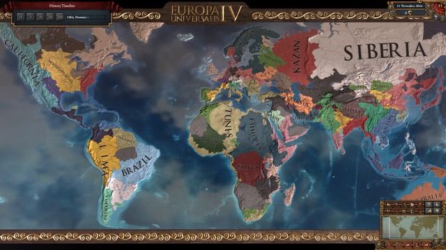 EU4 Timelapse: Trade Wars Custom Nations смотреть онлайн