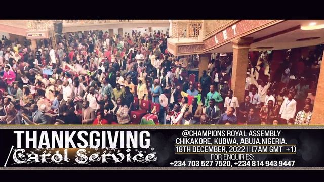 Come join God's Oracle Brother and Prophetess Stella Iginla for a Thanksgiving and Carol service смотреть онлайн