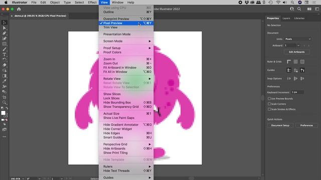 Why is Vector Artwork Pixelated in Illustrator? (Pixel Preview) смотреть онлайн