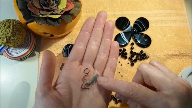 Украшение из натурального камня. Украшение своими руками. Бусы из агата. смотреть онлайн
