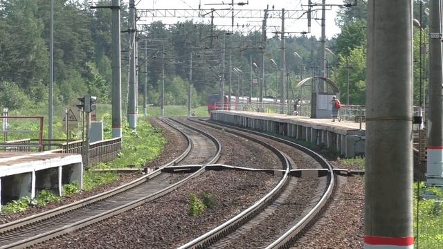 Электропоезда ЭД4М-0296, ЭД4М-0402 РЭКС смотреть онлайн