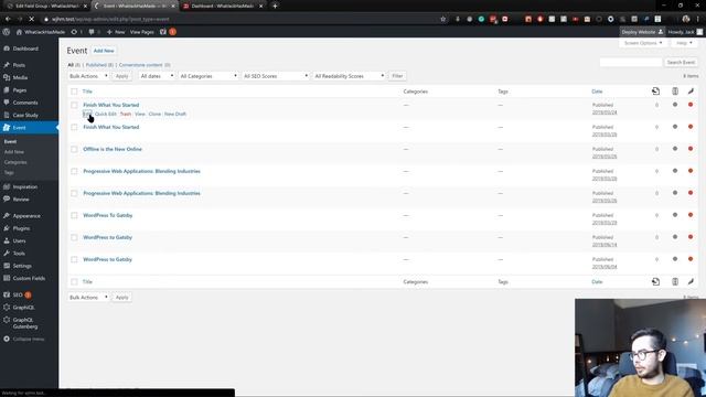 Gatsby & WordPress - 2.5. - ACF and GraphQL смотреть онлайн