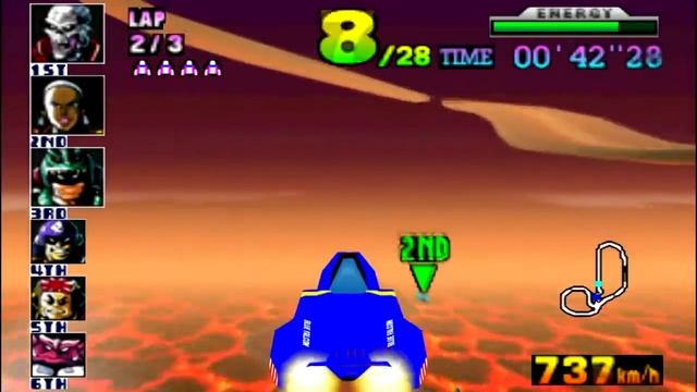 F-Zero X (N64) walkthrough - Fire Field смотреть онлайн