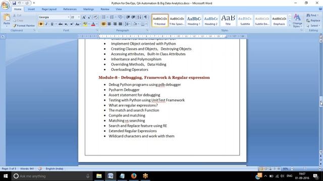 Python Syllabus at Ethans Tech - YEAR 2016, 17 смотреть онлайн
