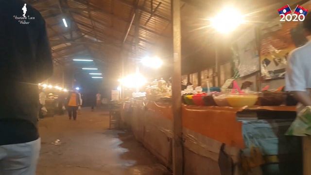 Laos 2020 | Vientiane Night Walk That Luang | Food Street Market in Lao смотреть онлайн