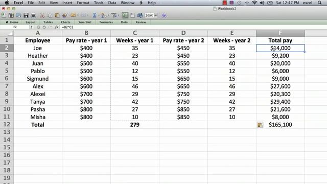 How to Edit a Formula in Excel : Using Microsoft Excel смотреть онлайн