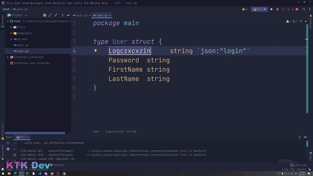 Первые шаги в создании веб приложения на Go. Шаблоны HTML. смотреть онлайн