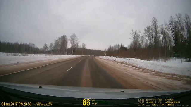 Наши дороги. DATAKAM G5 Трасса г.Южа - г.Палех смотреть онлайн
