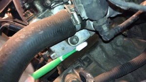 Чистим заржавевший номер двигателя Лада Гранта