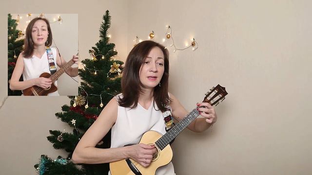 Демо - Снег кружится на укулеле (в Em) смотреть онлайн