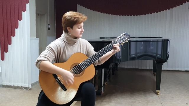Калинин "Частушка" исп. Ксюша Сытник 2класс гитары смотреть онлайн