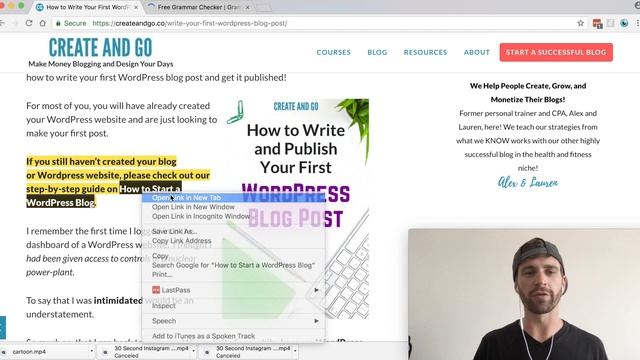 WordPress Blog Post Tutorial (Publishing Your First Wordpress Blog Post and Beyond) смотреть онлайн