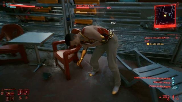 CYBERPUNK 2077 CESAR DIEGO RUIZ BOSS FIGHT (BOXING FIGHT)👊👊 PC ULTRA 1080p HD смотреть онлайн