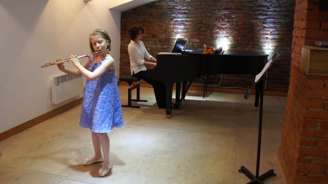H.-R. Sinisalo. 3 Miniatures For Flute And Piano. Dina Kuznetsova. 7 Y. O.