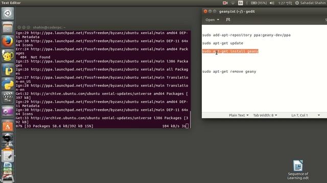 How to install Geany IDE in ubuntu смотреть онлайн