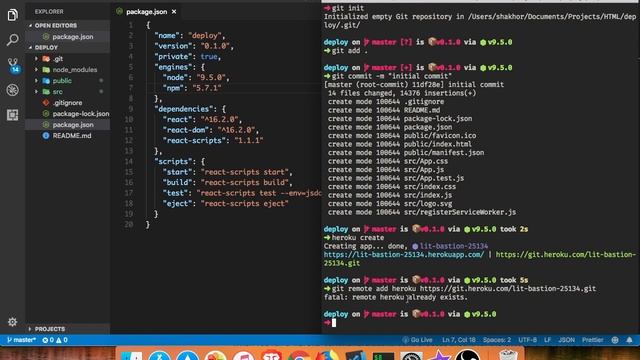 Deploy Your React App To Heroku смотреть онлайн