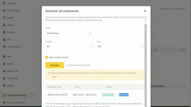 How To Download Profit & Loss Statement For Income Tax Filing In Binance ! смотреть онлайн
