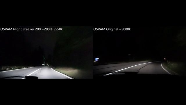 OSRAM NIGHT BREAKER +200% Vs OSRAM Original
