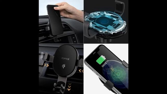 Держатель с функцией беспроводной зарядки 70mai Midrive PB01 от Xiaomi купить дешево смотреть онлайн