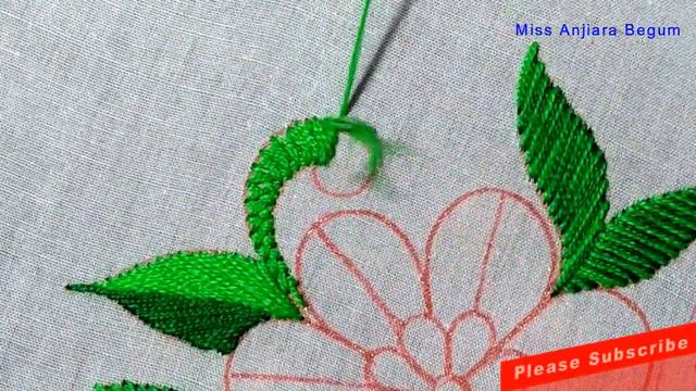 Hand Embroidery Design, Flower Embroidery Design, Refreshing Embroidery, Anjiara's Embroidery-252