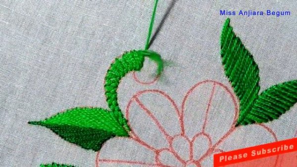 Hand Embroidery Design, Flower Embroidery Design, Refreshing Embroidery, Anjiara's Embroidery-252