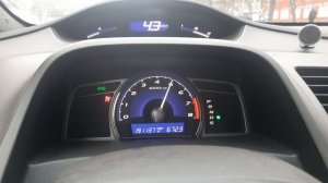 Загорается значок ЭУР и SRS Honda Civic 4D