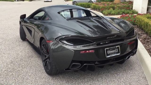 McLaren 570S in Storm Grey - McLaren Tampa Bay смотреть онлайн