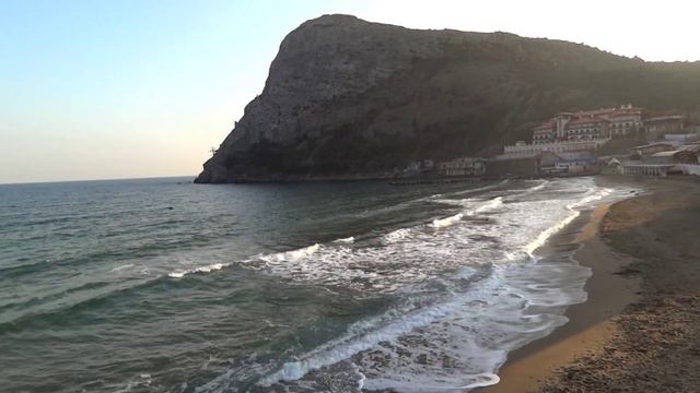 Крым. Новый Свет в ноябре. Набережная. смотреть онлайн