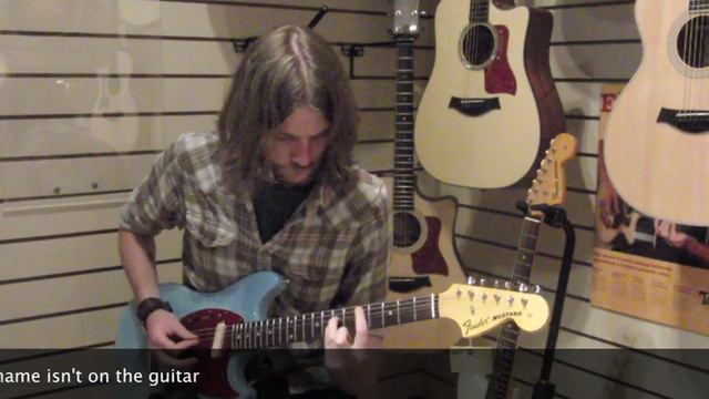 Fender Kurt Cobain Mustang Overview - No talking, just playing смотреть онлайн