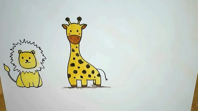 Рисуем Африканских животных / Draw African animals смотреть онлайн
